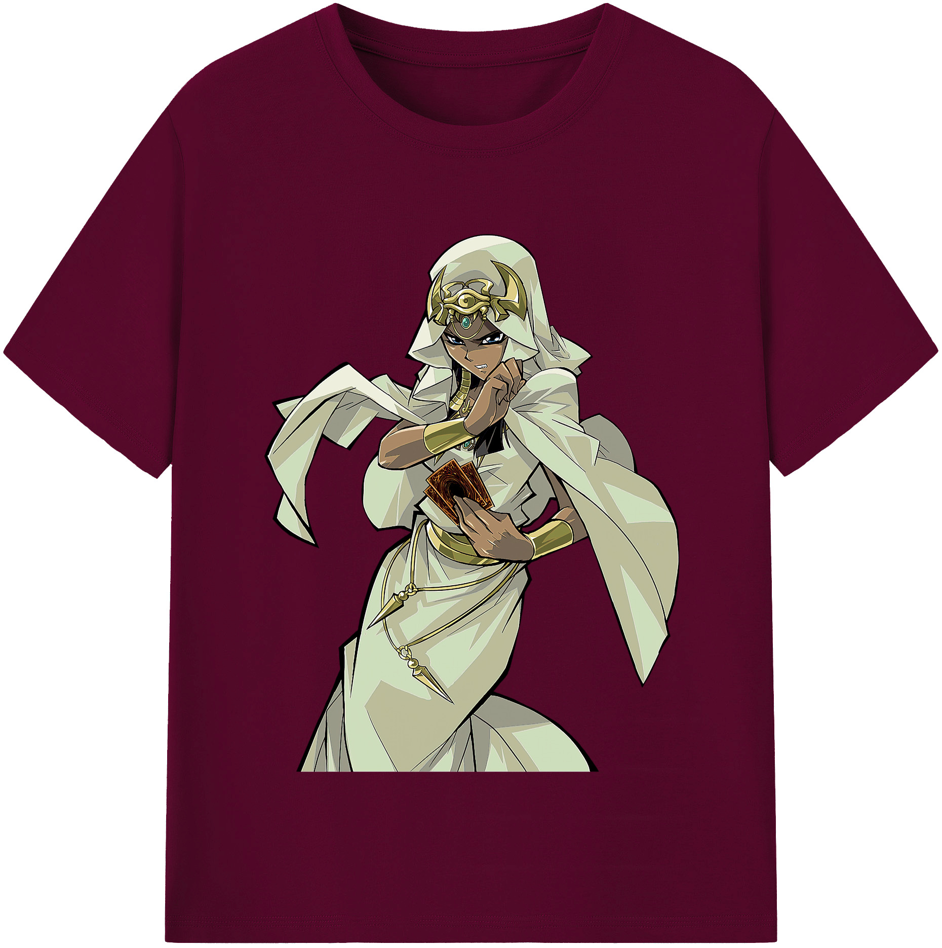 （画像用） 遊☆戯☆王 Yu-Gi-Oh! レディースカジュアルプリントTシャツ（綿100％）